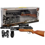 Puška s granátom a ďalekohľadom